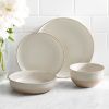 Cream 16-Piece Dinnerware Set