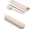 Portable Stainless Steel Flatware Spoon Chopsticks Tableware Set [D]