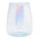 Better Homes & Gardens 19-Ounce Plastic Iridescent Wine Tumbler, 6-Pack