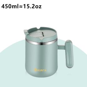 1pc; 304 Stainless Steel Insulation Cup; Large Capacity Water Cup (Color: Green)