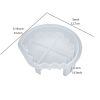 1pc/5pcs Crystal Drip Rubber Bee Coaster Honeycomb Honeycomb Coaster Setting Table Spacer Silicone Mold